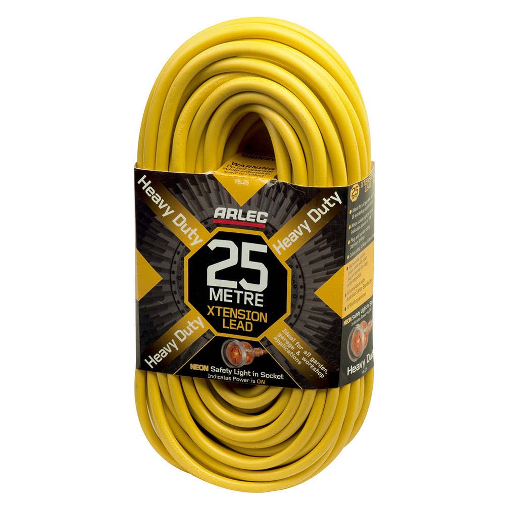 Lead Extension 10A Yellow 25m 95358024 YEL25