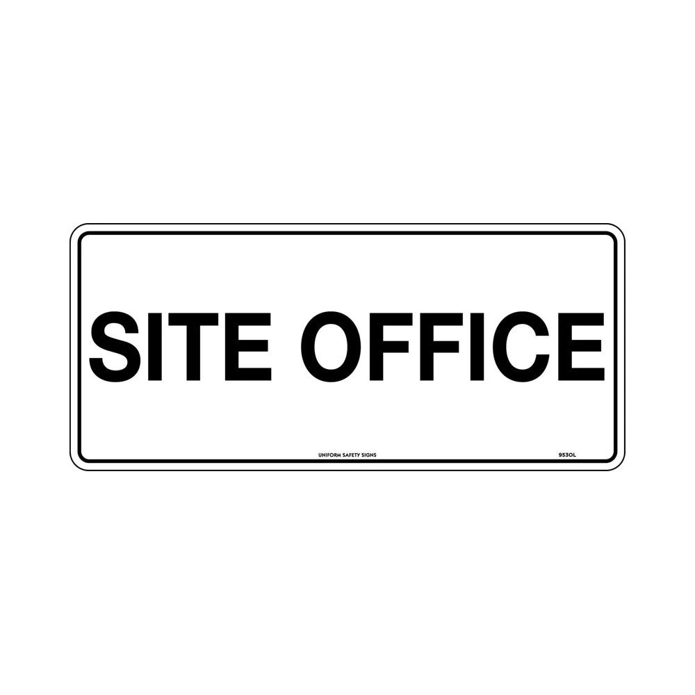 Sign: 450 X 200mm-Metal-Site Office_36019423_953OLM