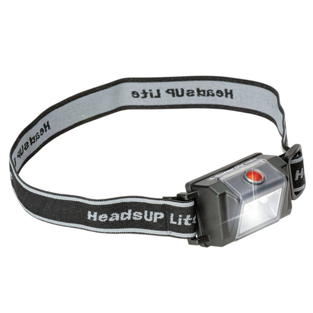 Headlight LED 30 Lumens Explosion Proof 3 X AAA Heads-Up Lite Pelican 95480056 PE2610