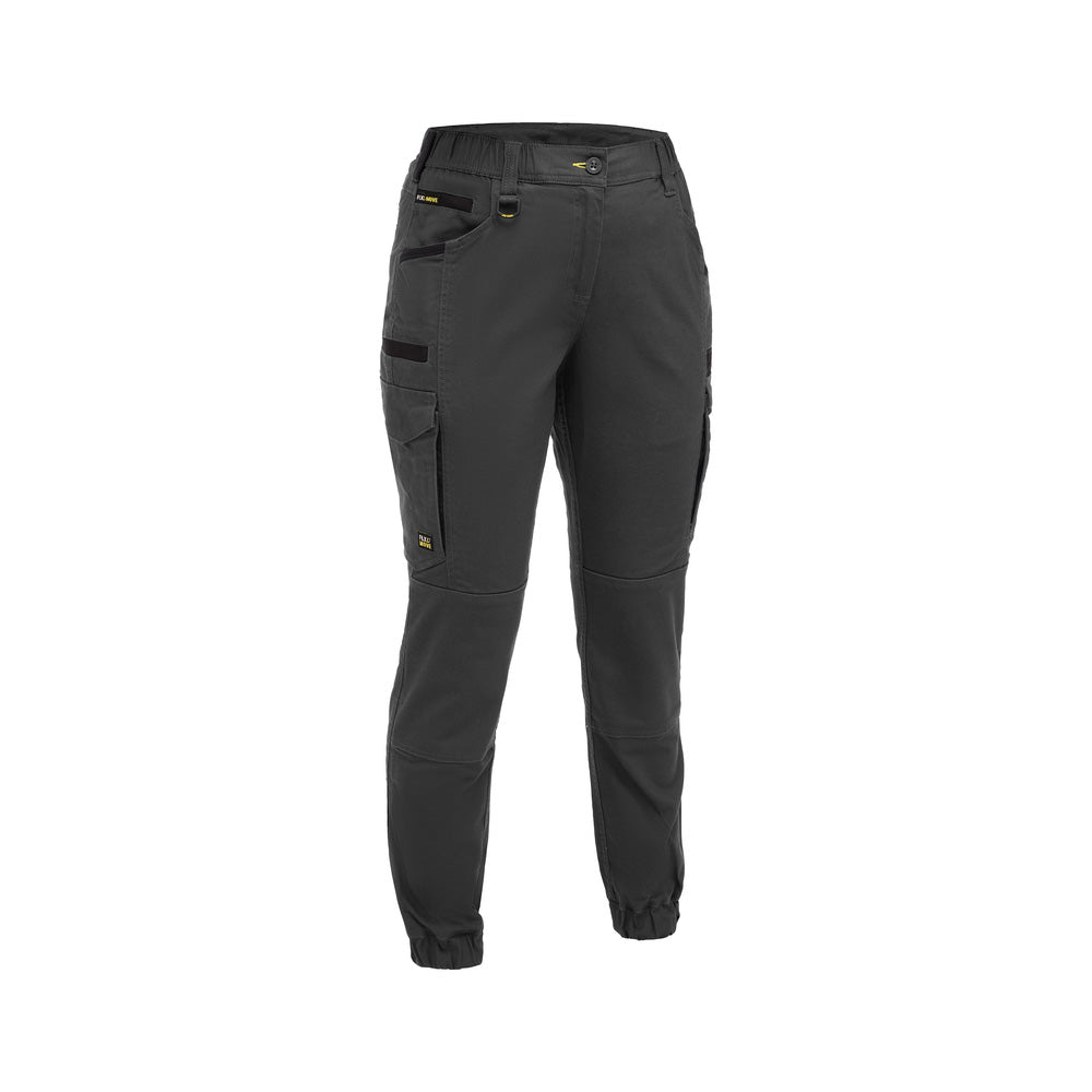 Pants Womens Cargo Cargo Cuffed Cotton 280gsm Charcoal 14 Bisley_40114863_BPCL6237_BCCG14