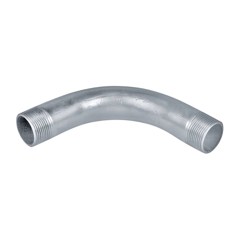 Bend Galvanised Medium Pressure Male x Male 90&deg; 1 BSPT 25mmNB Peal 96490037 SBD25G