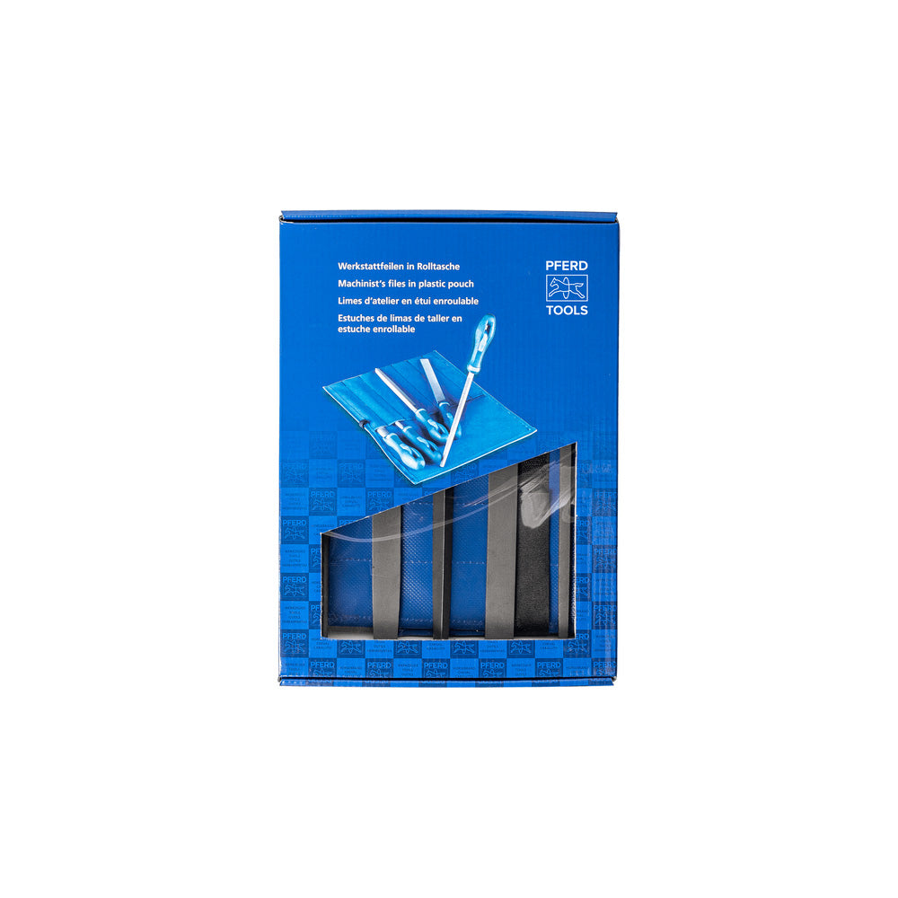 Machinist file set WRU 5-piece in plastic pouch 200mm cut 3_40107508_11801533