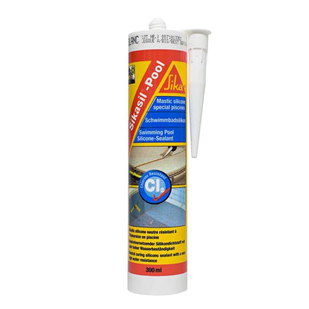Silicone sil Pool Wet Area Transparent/Clear 300ml Cartridge 98881696 150296