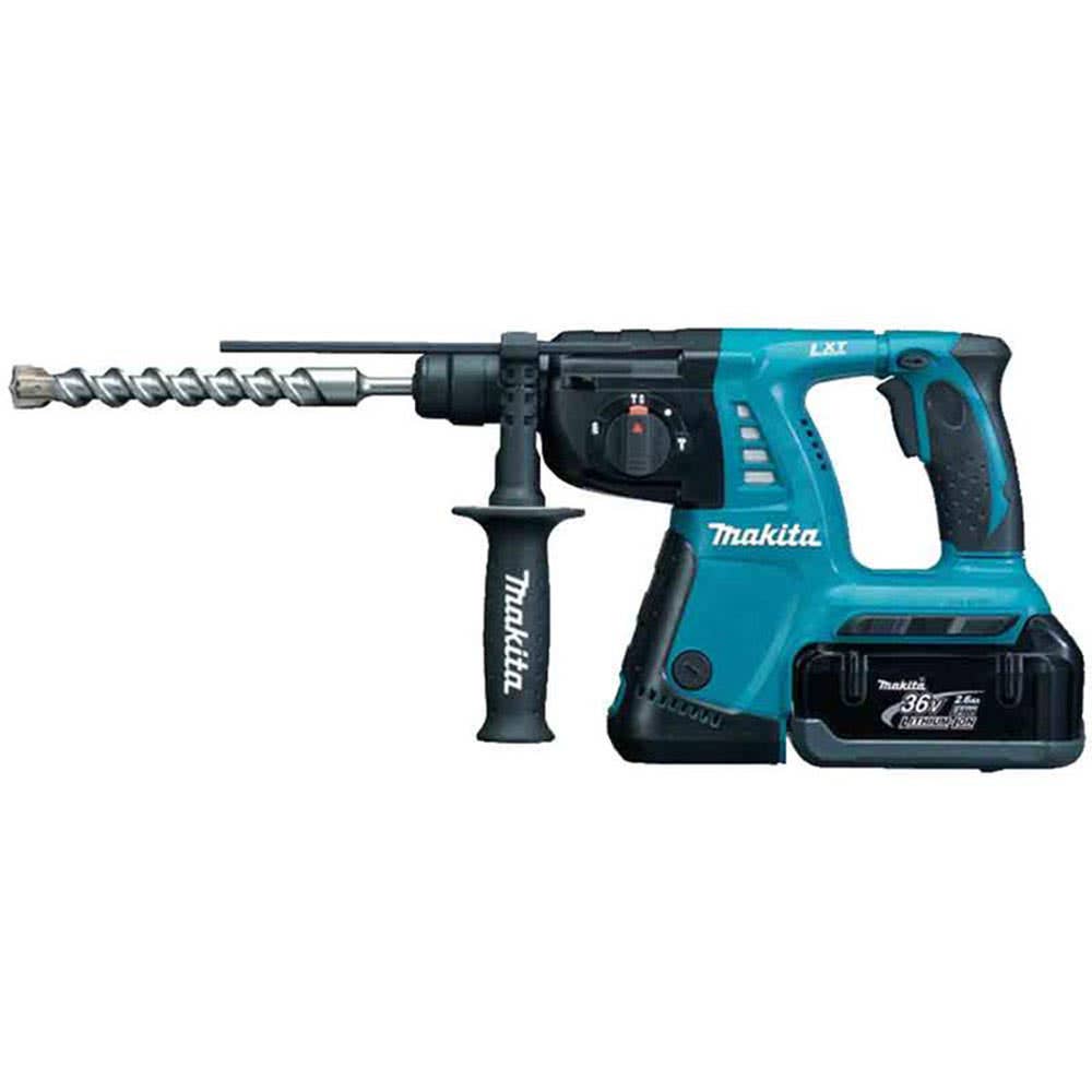 Drill Rotary Hammer Cordless 36V 2 x 2.6Ah Li-Ion Batt Makita BHR261TRDE 98881100 BHR261TRDE