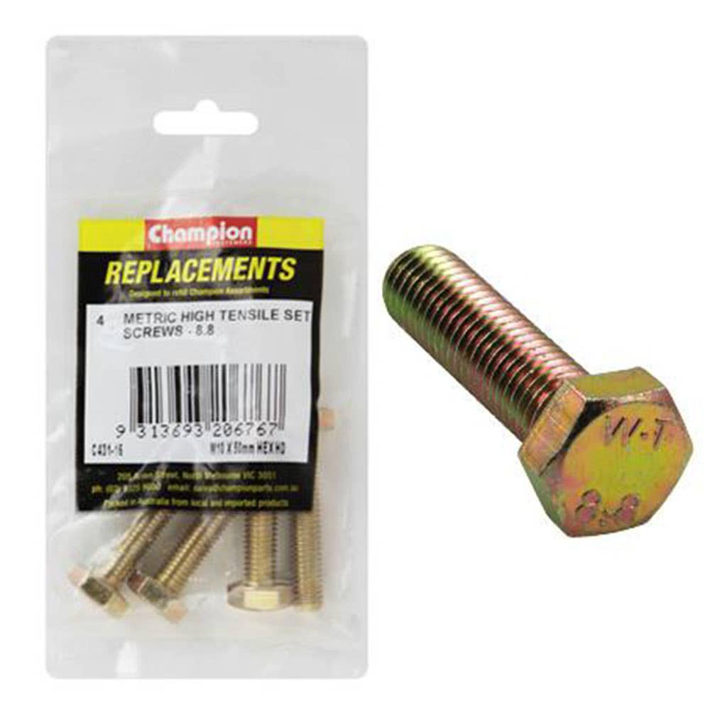 Grab Kit Refill Screw Sets Hex High Tensile 10 x 50mm 98889447 C431-16