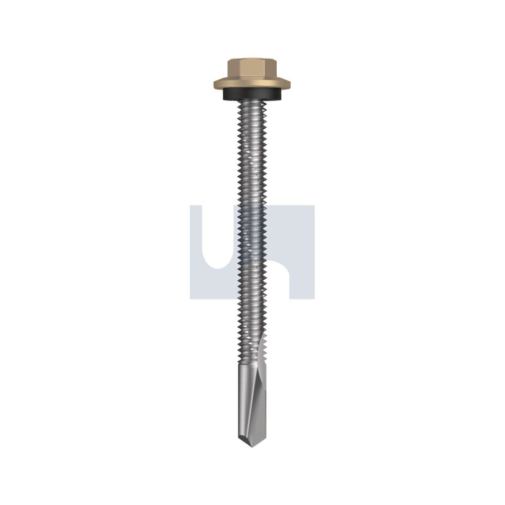 S500 Sds Hex Hd + Washer Pale Terracotta - Cl4 As3566 #12-24 65 - Pk 500_40098494_TPT54SH1224065