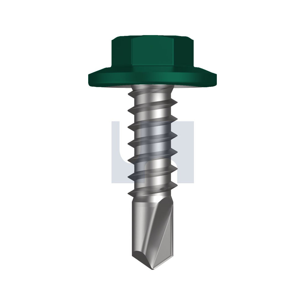 Sds Flg Hex Hd Cottage Green -Cl4 #12-14 20 - Pk 1000_40094402_TCGM4FH1214020
