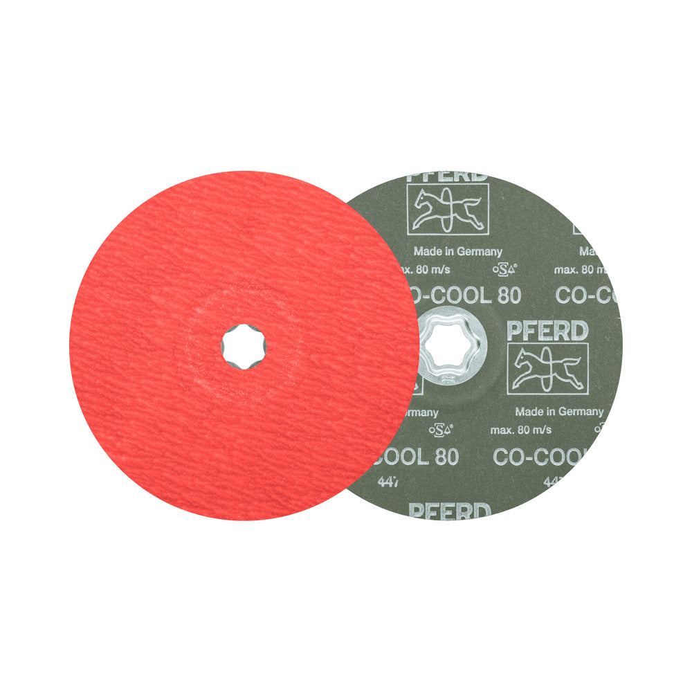 COMBICLICK ceramic oxide grain fibre disc d180mm CO-COOL80 stainless steel_40108559_64193308