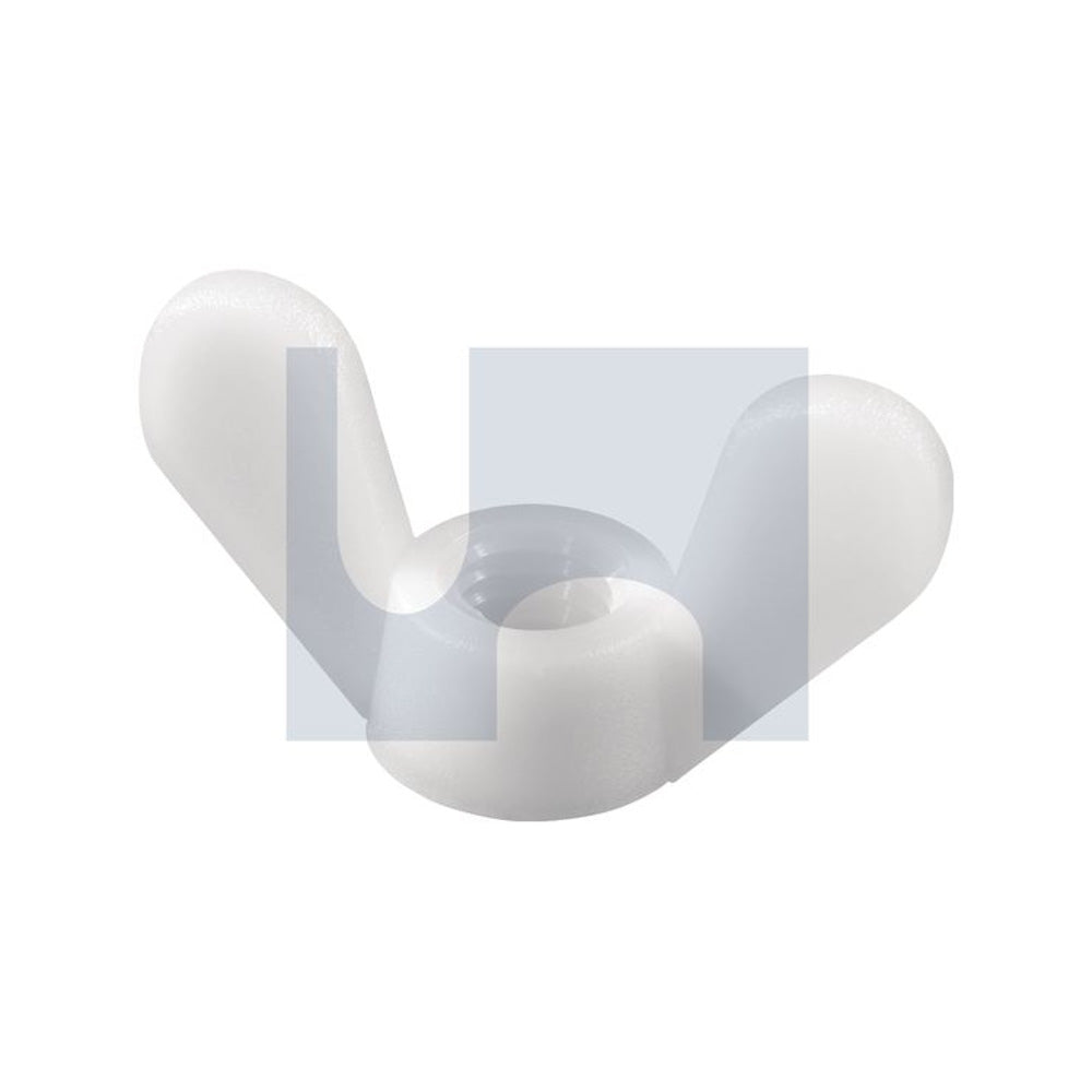 Unc Wing Nut Nylon Natural Hec 1/4'' Unc - Pk 100_40093602_NW66PC025