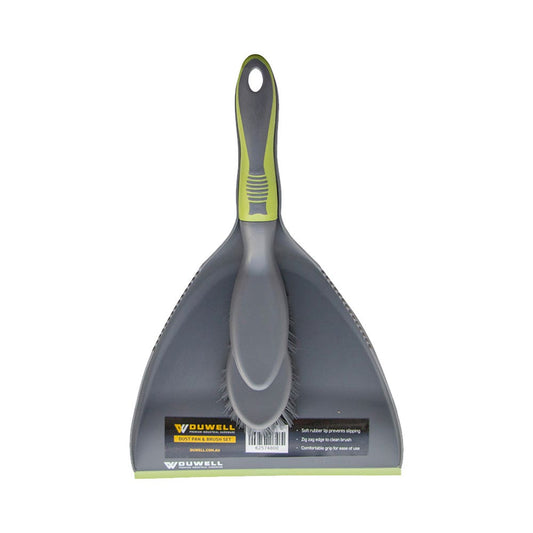 Soft Bristle Plastic Handle Dustpan & Brush Set 3834001 DPAB