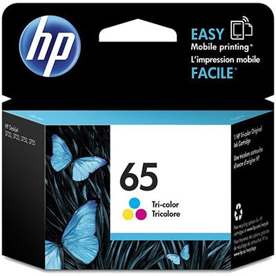 Hp 65 N9K01Aa OEM Ink Cartridge Tri Colour 100 Pages 1049545 N9K01AA