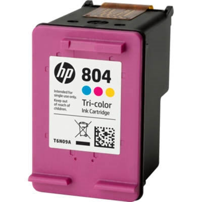Hp 804 T6N09Aa OEM Ink Cartridge Colour 1049549 HI804C