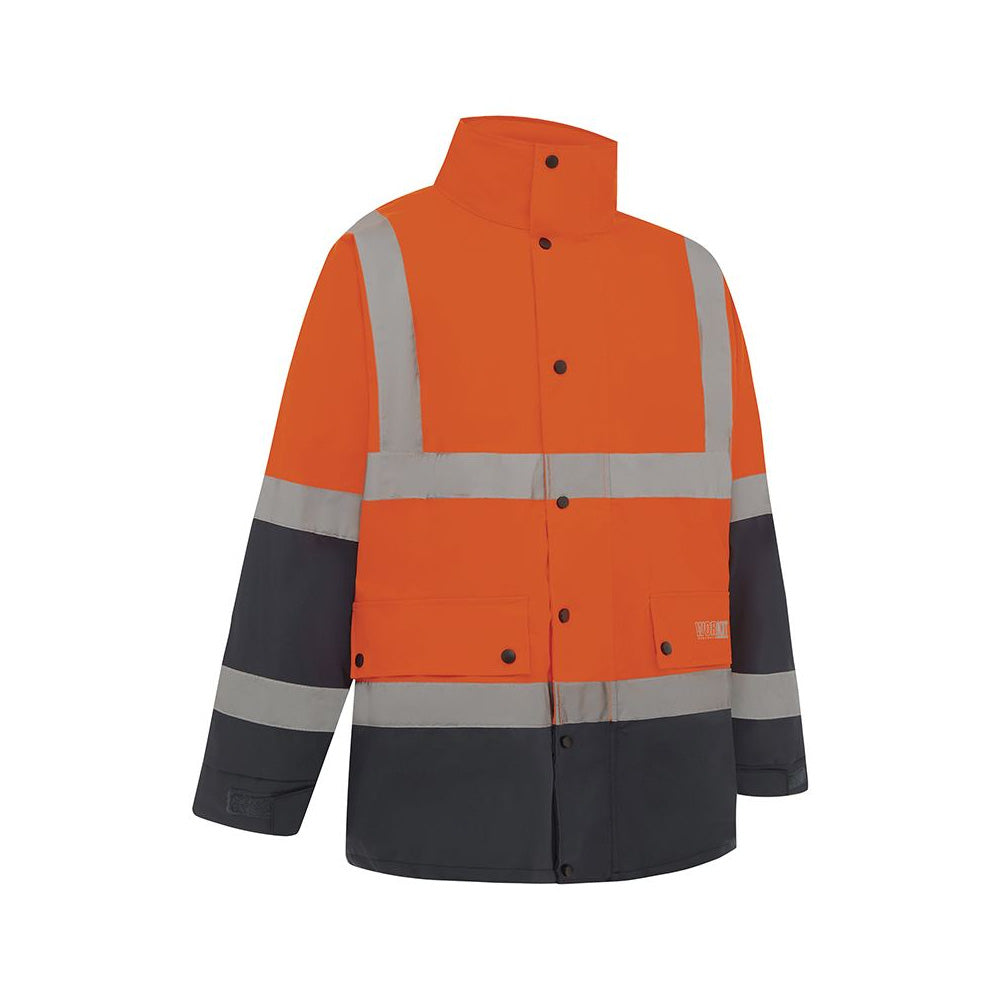 Jacket Wet Weather Hi Vis Rain Jacket 3005 Orange/Navy Large Workit_573421_3005ONL