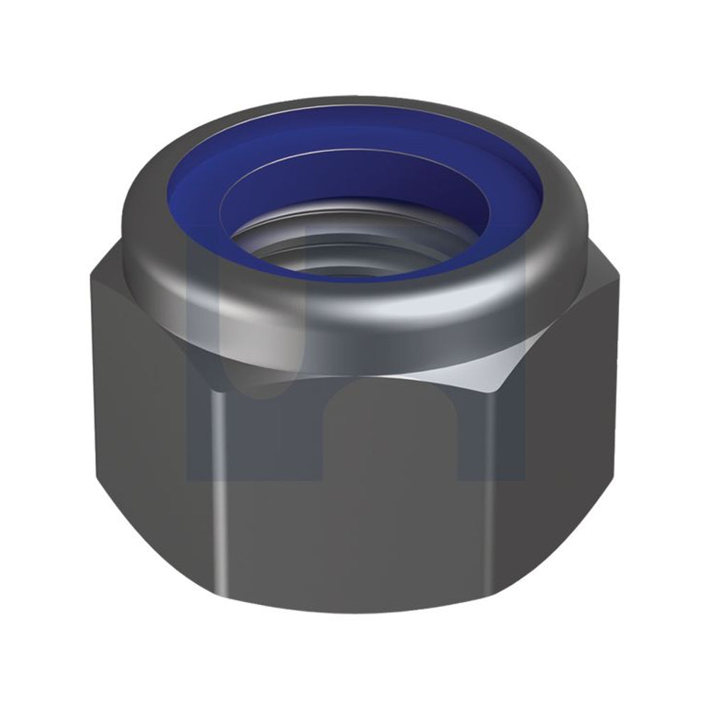 Nyloc Heavy Hex Nut ZP (Rohs Compliant) Din982/Cl 8 M16 - Pk 100_40093236_NN08ZHCM16