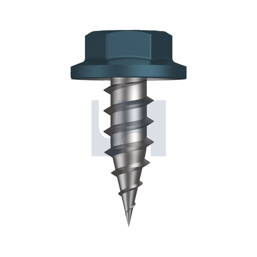 Needle Pt Sds Flg Hex Blue Ridge -Cl4 #8-15 12 - Pk 1000_40094249_TBRN4FH0815012
