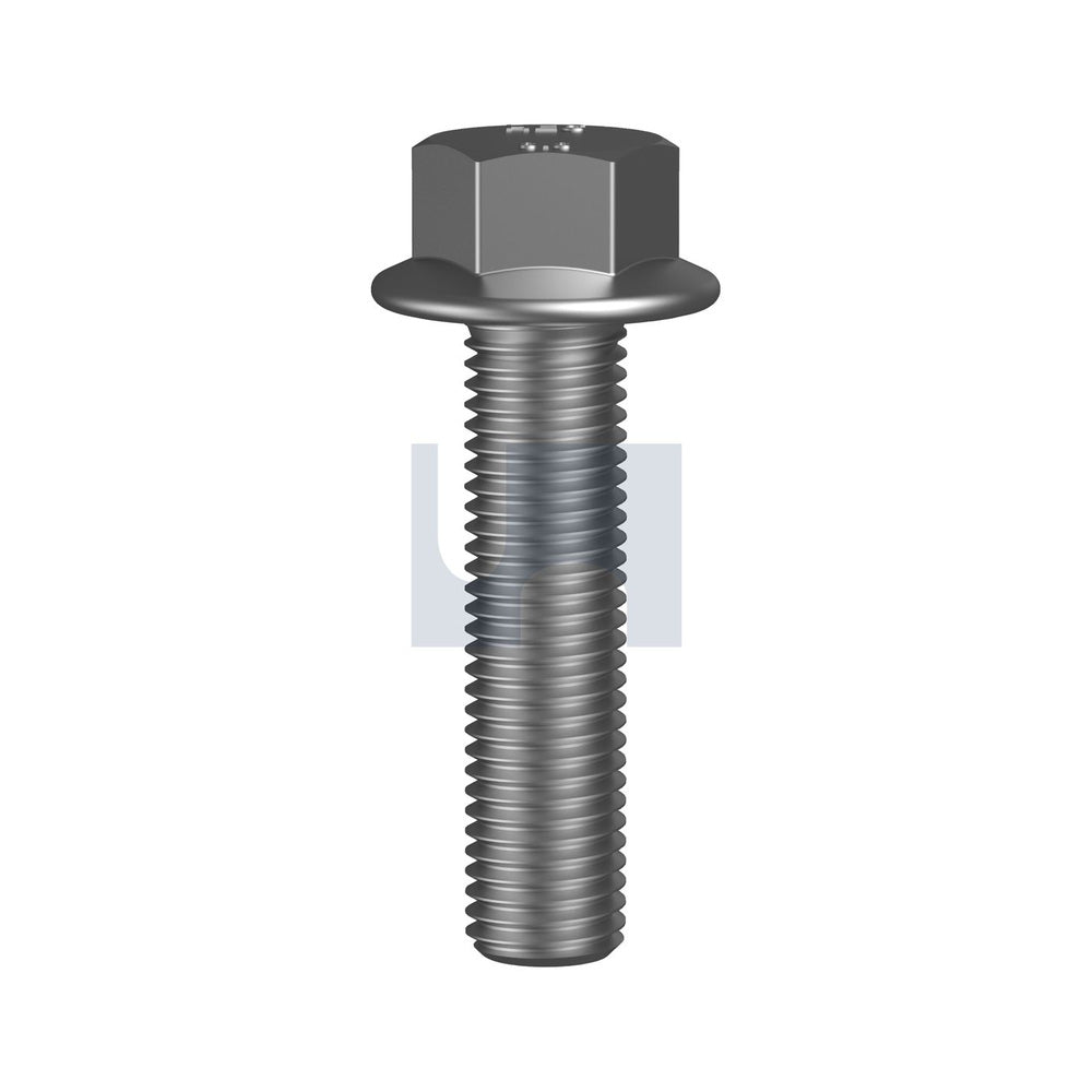 Flg Hex Bolt No Serr HDG Jis B1189 2/Cl 8.8 M8 30 - Pk 100_40090197_BF88GJNCM080030