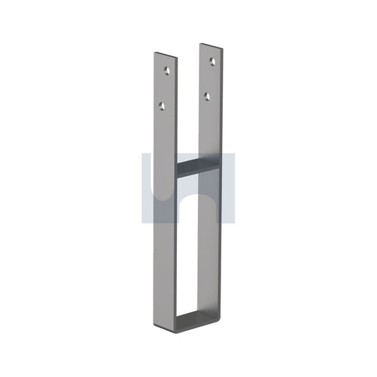 Post Support H/Duty HDG U Shape w/Bar M12 90 X 450 - Pk 5_40099039_GUPGB090450