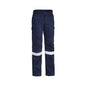 Pants Cargo 77R Navy Cotton Drill 310gsm Ind Engineered 3M Tape Bisley_36001777_BPC6021T_BPCTR77