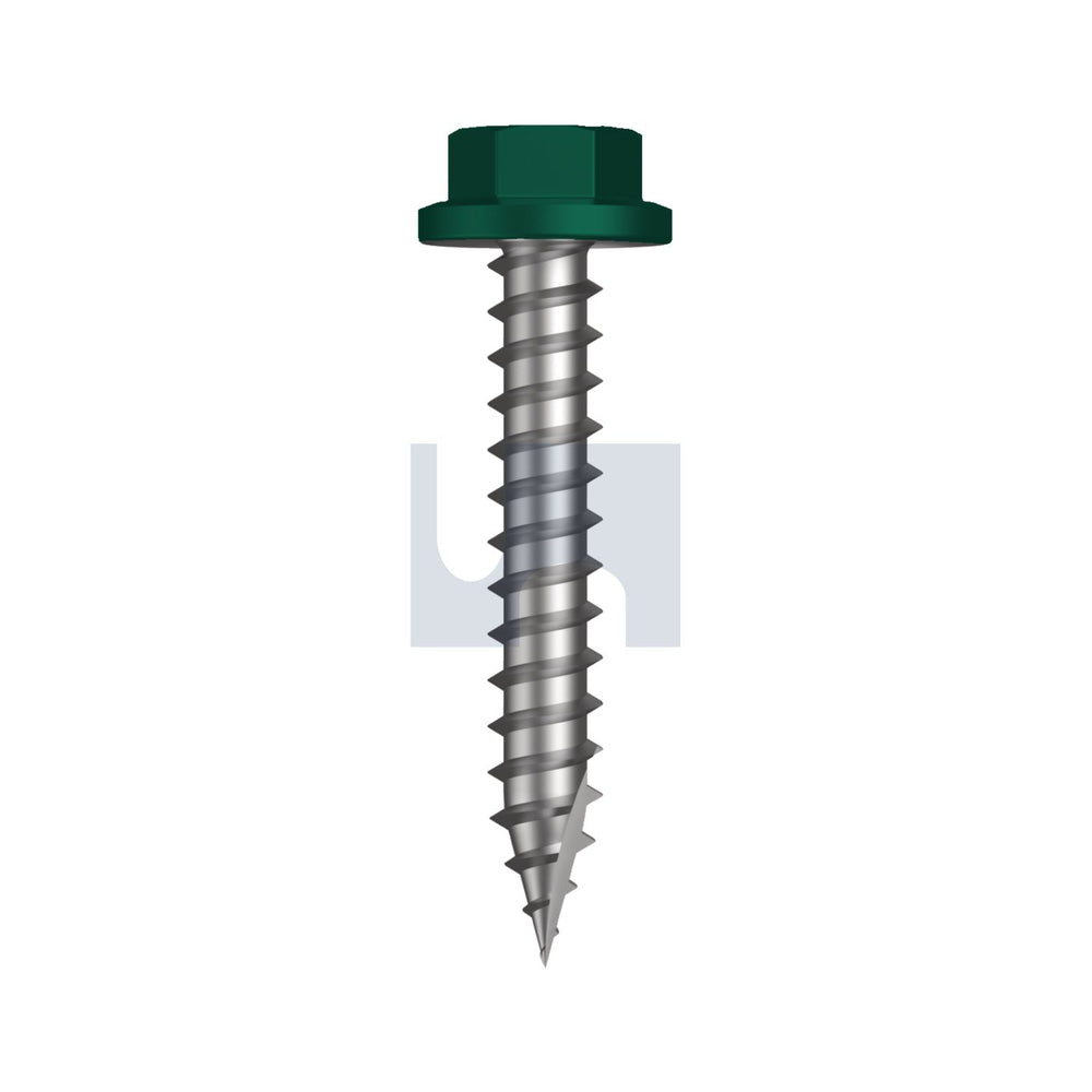 17 Flg Hex Hd Cottage Green (Permanent) -Cl4 As3566 #14-10 40 - Pk 1000_40094445_TCGW4FH1410040