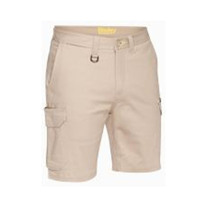 Shorts Stretch Cotton Drill Cargo 280gsm BSHC1008 Stone 127R_40050064_BSHC1008_BSTNR27