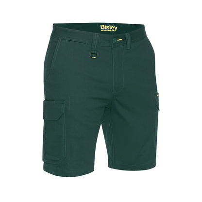 Shorts Stretch Cotton Drill Cargo 280gsm BSHC1008 Green 117R_40050112_BSHC1008_BGRGR17