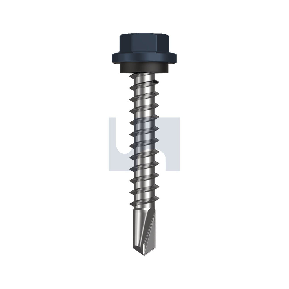 Metal Sds Hex Head + Washer Ironstone - Cl4 As3566 #14-10 42 - Pk 1000_40094911_TISM4SH1410042