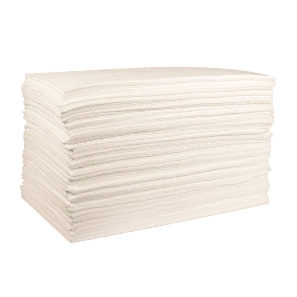 Oil & Fuel Absorbent Pads 200gsm 400 x 500mm 100 Pk 31100046 ABSOFPLW