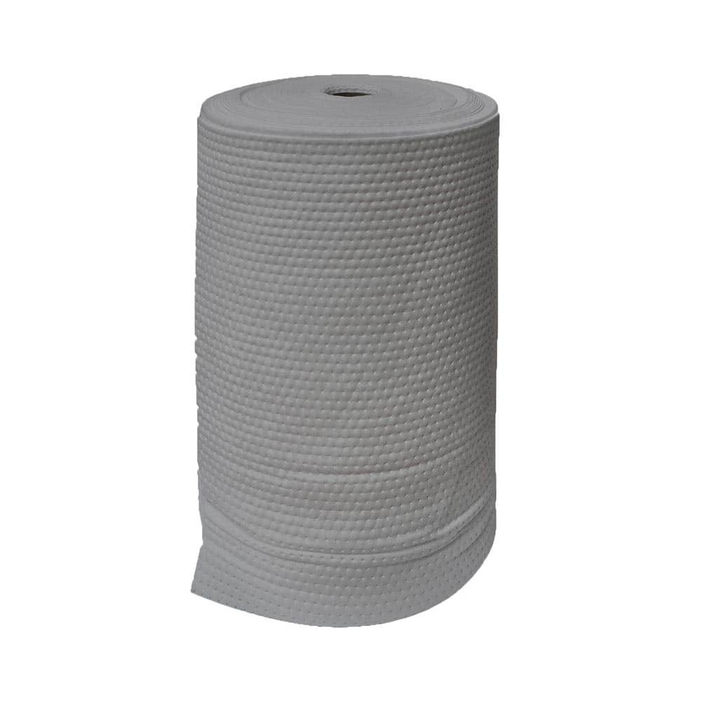 Dimpled & Perforated General Purpose Absorbent Roll 350gsm Grey 400mm x 50m 55080119 ABSGPR40050H