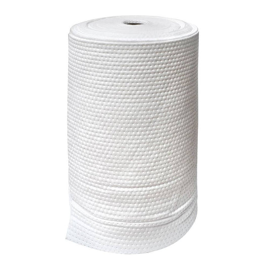 Oil & Fuel Absorbent Roll 350gsm 800mm x 50m White 30000401 ABSOFR80050H