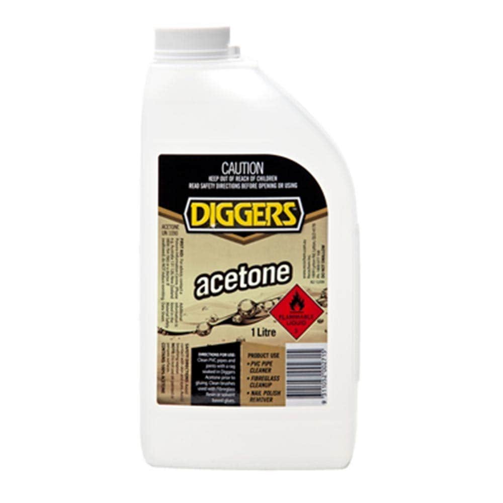 Diggers Acetone 1L 225730 16255-61DIG