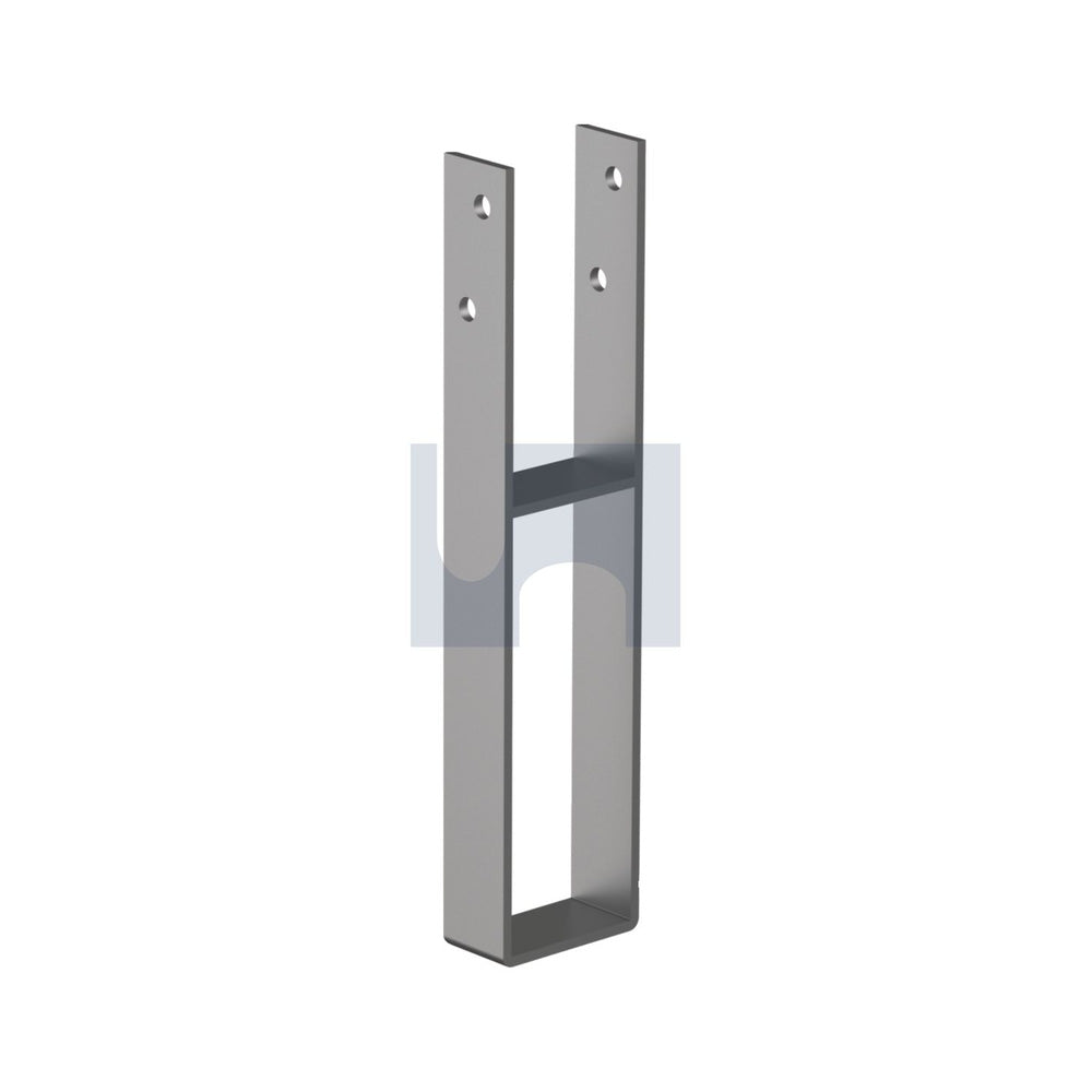 Post Support H/Duty 316 Stainless U Shape With Bar M12 90 X 450 - Pk 5_40099045_GUPSB090450