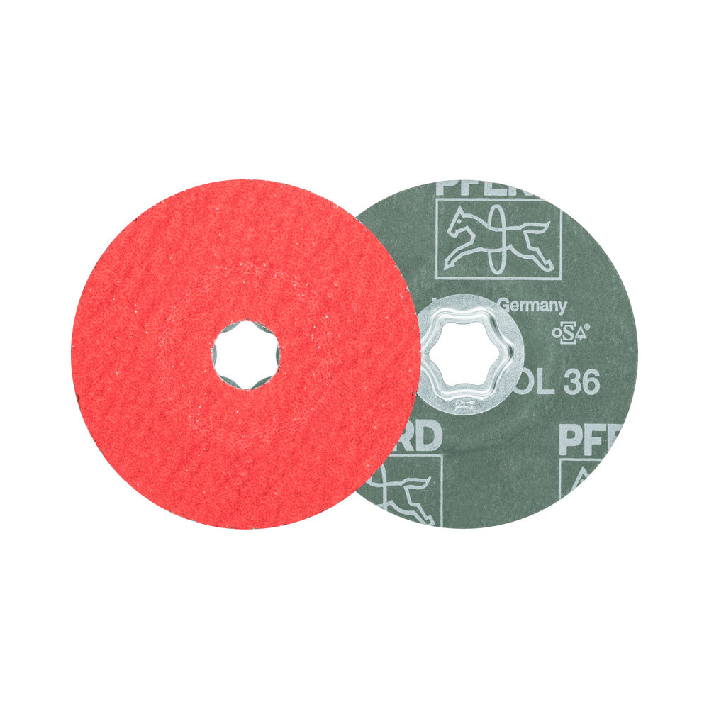 COMBICLICK ceramic oxide grain fibre disc d115mm CO-COOL36 stainless steel_40108556_64193003