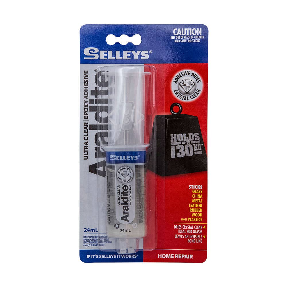Araldite Ultra Clear Epoxy Adhesive 24ml 1111000 100022 NLA