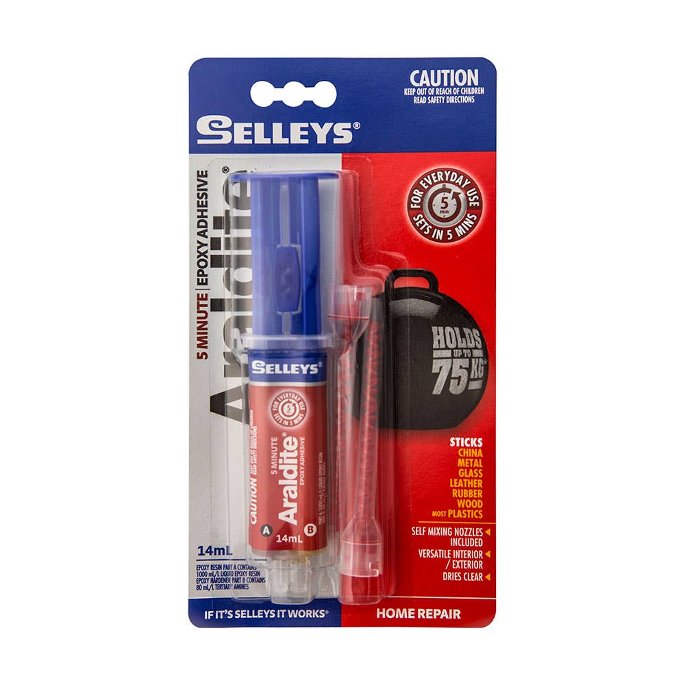 Araldite 5 Minute Epoxy Adhesive 14ml 420790 100028