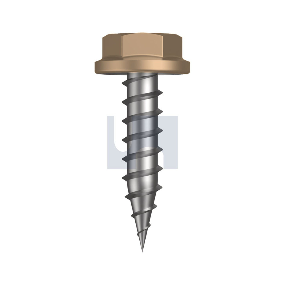 Needle Pt Sds Flg Hex Pale Terracotta - Cl4 As3566 #10-12 20 - Pk 1000_40095602_TPTN4FH1012020