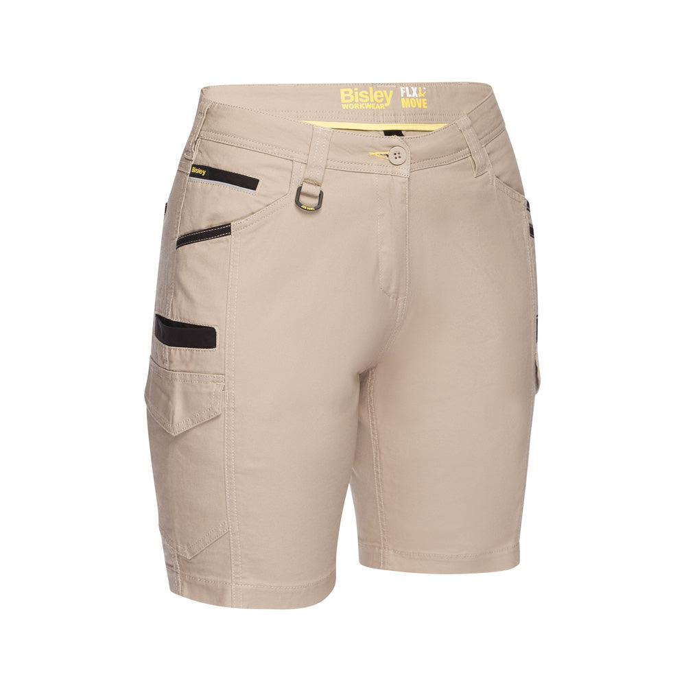 Shorts Flx & Move Womens Cargo 280gsm BSHL1044 Stone 6_40050340_BSHL1044_BSTN6