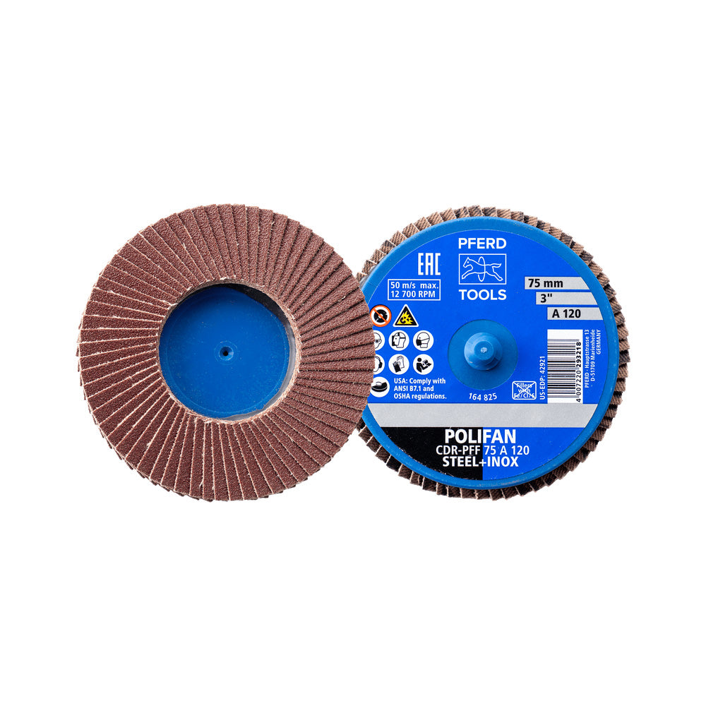 COMBIDISC aluminium oxide Mini-POLIFAN CDR dia. 75 mm A120 for general use_40108480_47202532