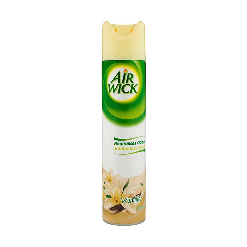 Air Wick Aerosol Air Freshener Vanilla 237G 12 Cans 1056288 318851