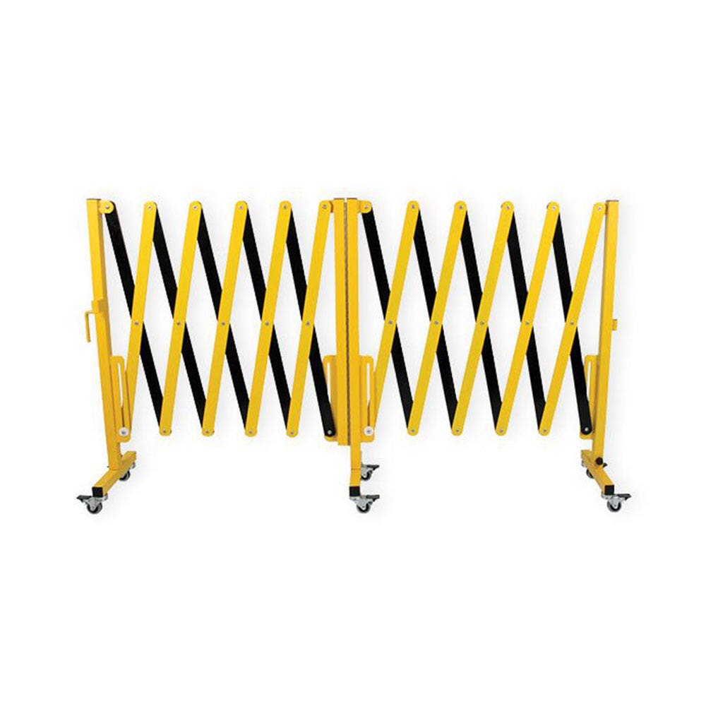 Aluminium Mobile Expanding Barrier Black/Yellow 5m 206309 A3312