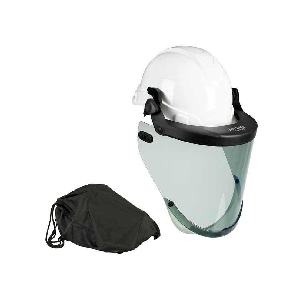 Visor Ampshield PPE2 Arc Flash Face Shield Elliotts Grey FSAMP14ECKIT1 40023142 FSAMP14ECKIT1