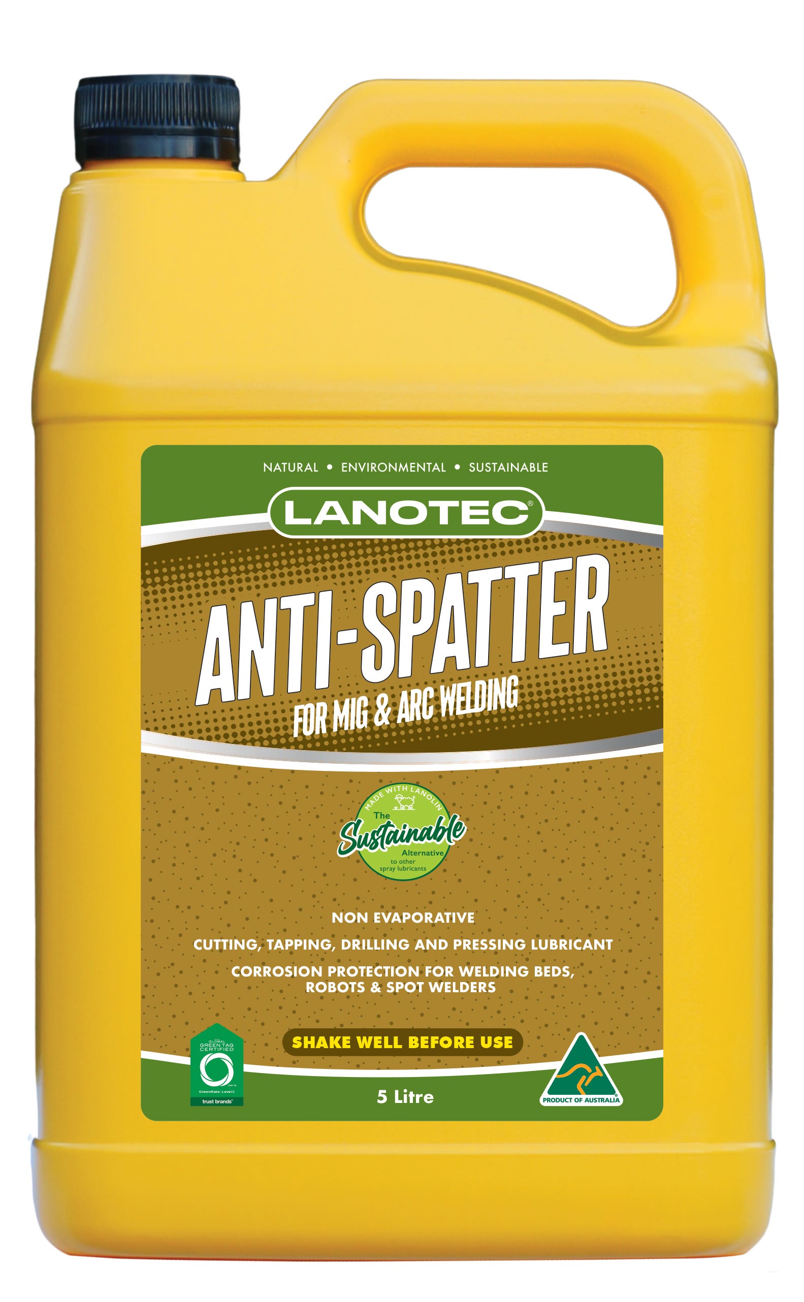 Anti Spatter Biodegradable Lanolin 5L 99830027 AS 0005