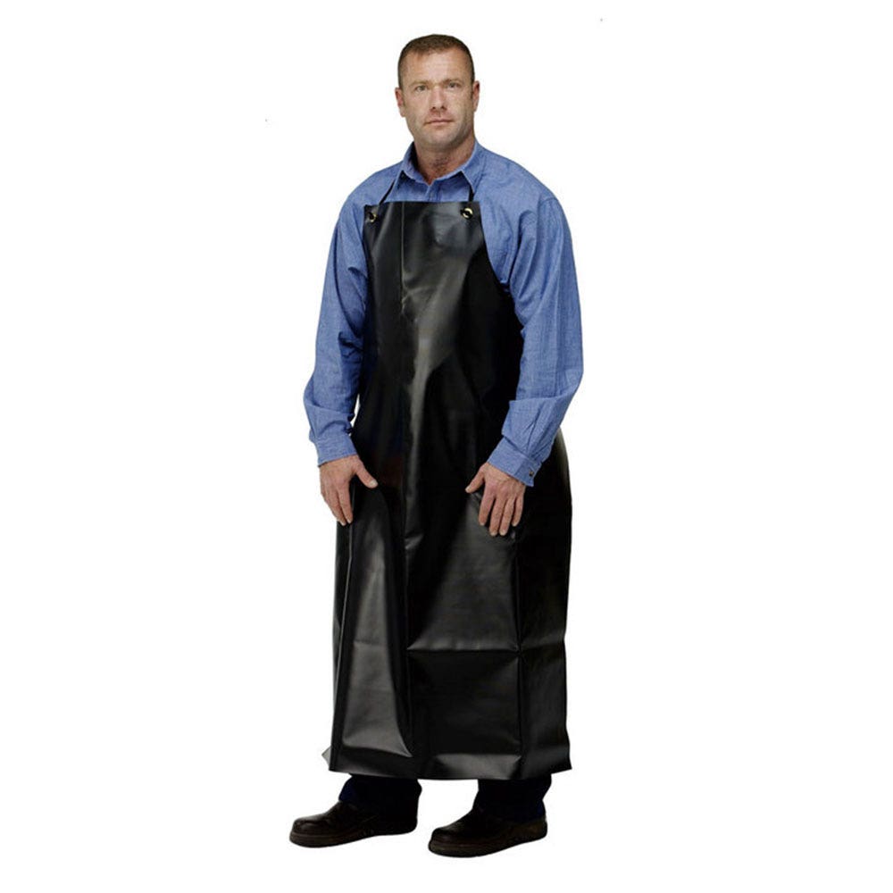 Heavy Duty PVC Apron Black Large 40007976 PA800134B