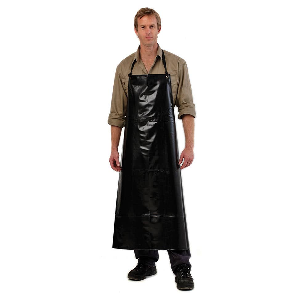 PVC Apron Long Black 900 x 1,200mm 1438005 AF1BK