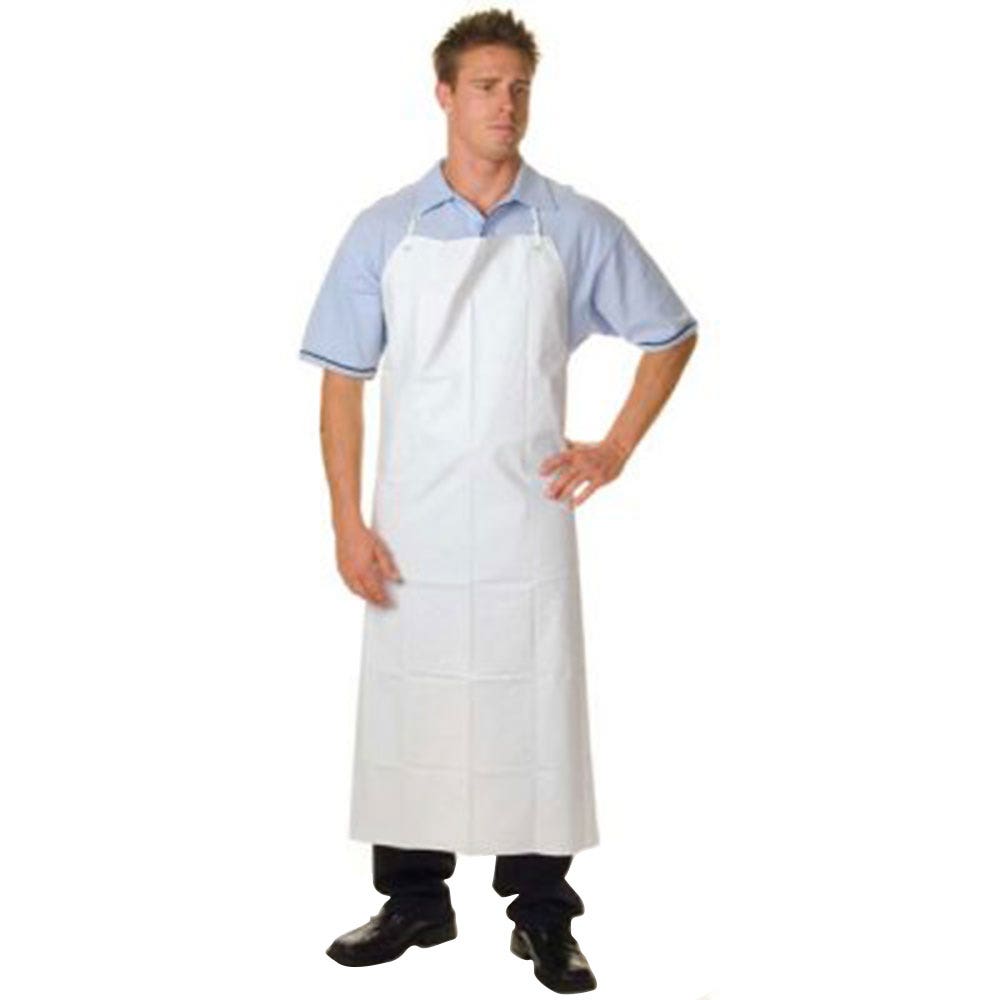 PVC Full Bib Apron White 85 x 115cm 79921659 2701-WHT-L