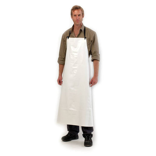 Apron PVC Long White 900 x 1,200mm 1438004 AF1W