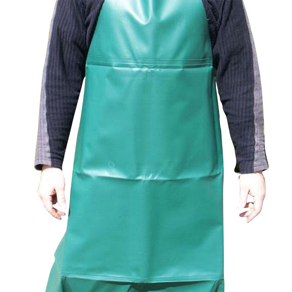 PVC Apron FR Single RQ 550gsm 1,220mm X 915mm Green 250989 APJYSINGLERQ
