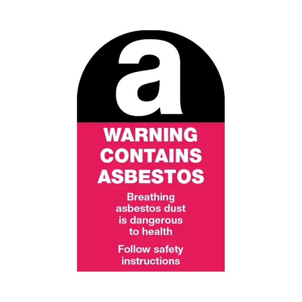 Sticker Code ASB26A Warning Contains Asbestos (pk-10)_194081_ASB26A