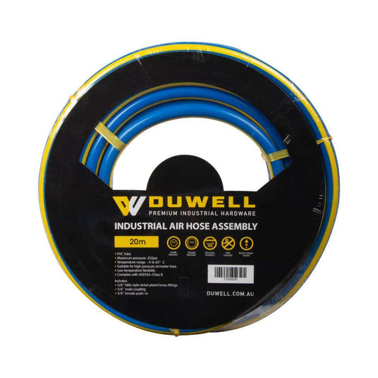 PVC Air Hose Assembly High Pressure 1/2 20m 37006096 AHASS20M-1/2