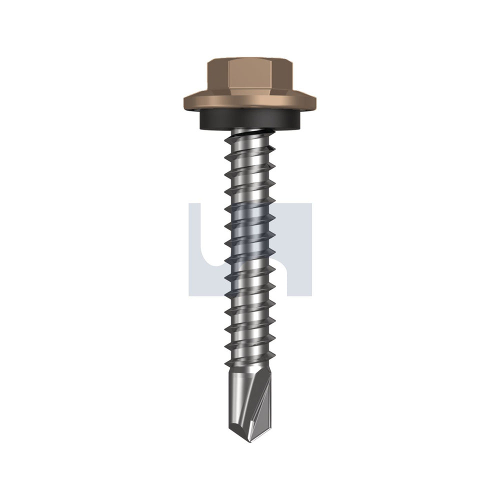 Metal Sds Hex Head + Washer Stone - Cl4 As3566 #12-14 35 - Pk 1000_40095881_TSTM4SH1214035