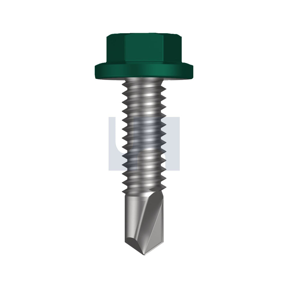 Sds Flg Hex Hd Cottage Green -Cl4 #14-20 25 - Pk 1000_40094410_TCGM4FH1420025